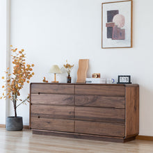 Load image into Gallery viewer, Renwich Solid Walnut Wood 8 Drawer Dresser