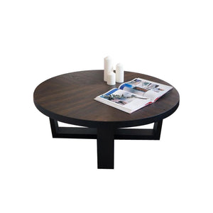 BRITTANY RADISSON Round Coffee Table Scandinavian Nordic Style Retro Solid Wood ( 4 Size 4 Colour )