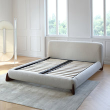 Load image into Gallery viewer, Misael Fabric Bed Frame