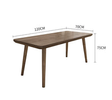 Load image into Gallery viewer, ADALINE Minimalist Dining Table Nordic All Solid Wood