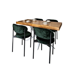 Maeve Solid Wood Dining Table Japanese Scandinavian