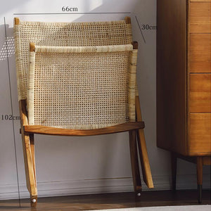 Malcolm Rattan Folding Chair