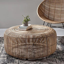 Load image into Gallery viewer, Mazzella Hand-woven Rattan Coffee Table