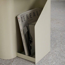 Load image into Gallery viewer, Metal Pedestal End Table with Storage